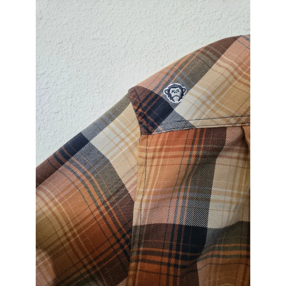 Howler Bros Mens XL Plaid Button Down Shirt Huckberry Harkers Flannel - Picture 6 of 9